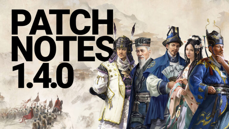 Total War Three Kingdoms Patch 1.4.0 Download
